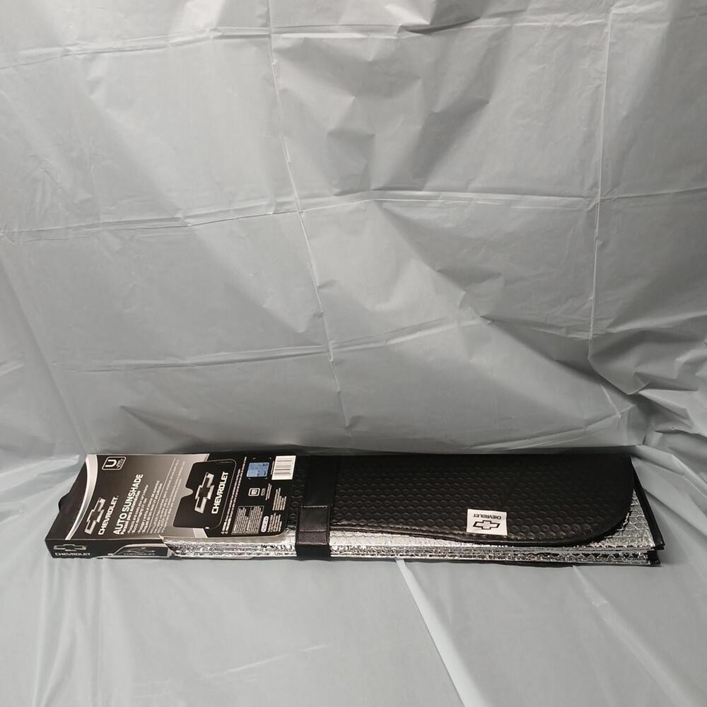 Chevrolet Official GM Black Folding Accordion Windshield 57" Sunshade Sun Shade - Picture 4 of 7